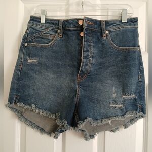 We The Free Denim Distressed Women Shorts
